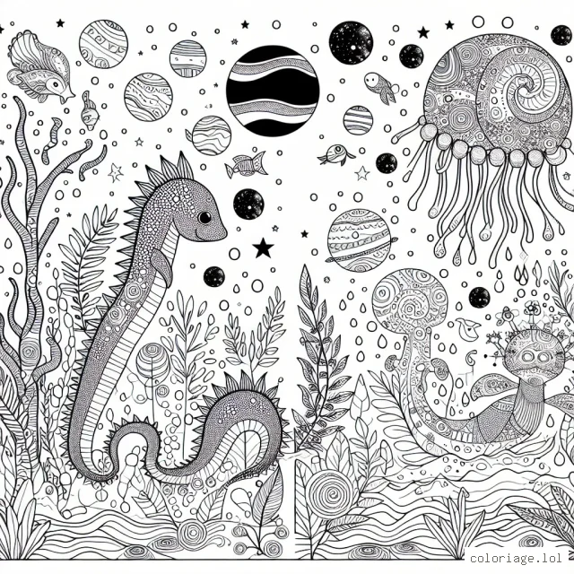 Des animaux fantastiques dans un univers étrange et merveilleux