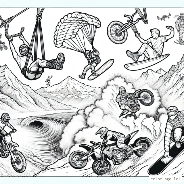 Des sports extrêmes comme vous ne les avez jamais vus. Dix sportifs audacieux dans différents sports extrêmes : saut à l'élastique, surf de grosse vague, base jumping, motocross, snowboarding, freerunning, escalade de montagne, BMX Freestyle, wingsuit et skateboarding.