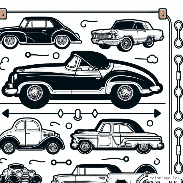 Des voitures uniques d'époque à maintenant par marque
