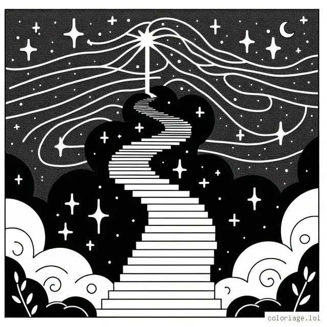 Un mystérieux escalier qui mène vers les étoiles