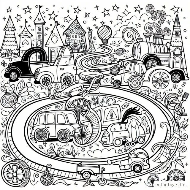 Parcours magique à travers les marques de voitures