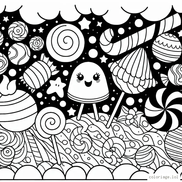 Un monde de bonbons