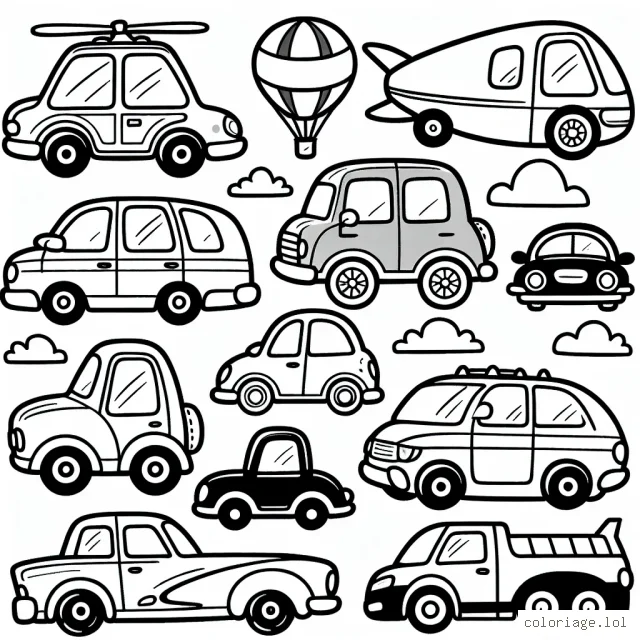 Pars à la découverte des marques de voitures préférées des enfants. Es-tu prêt à ramener de la couleur dans leur univers automobile ?