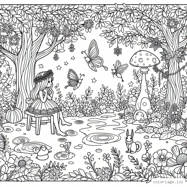 Un après-midi enchanteur dans un jardin féérique.