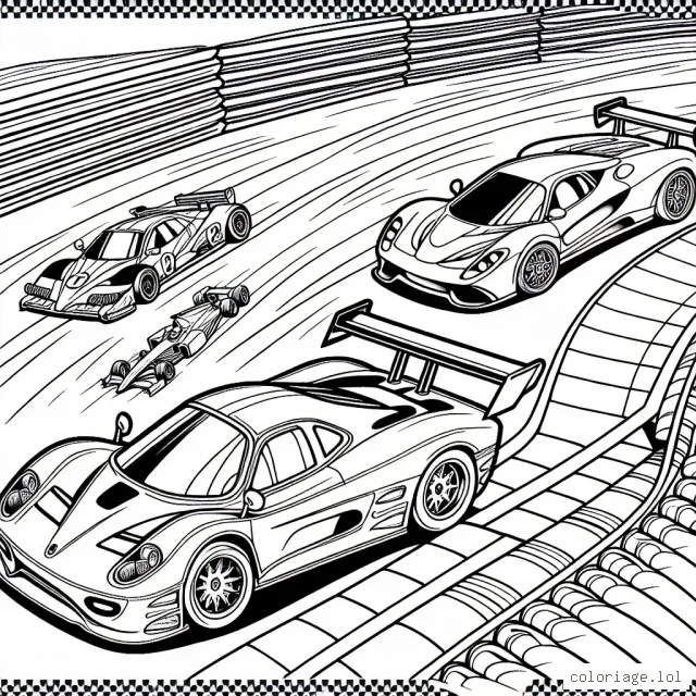 Une course palpitante de voitures sportives sur le circuit de Monaco