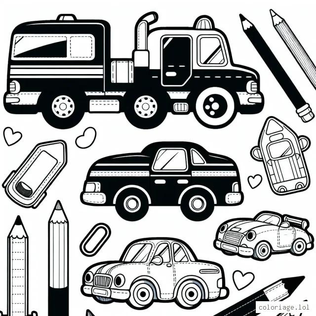 Dessine et colore différentes voitures par marque. Tu trouveras des voitures des célèbres marques ; Renault, Peugeot, Citroën, Ferrari, Mercedes, Ford, BMW, Toyota et bien d'autres. N'oublie pas d'utiliser des couleurs différentes pour chacune!