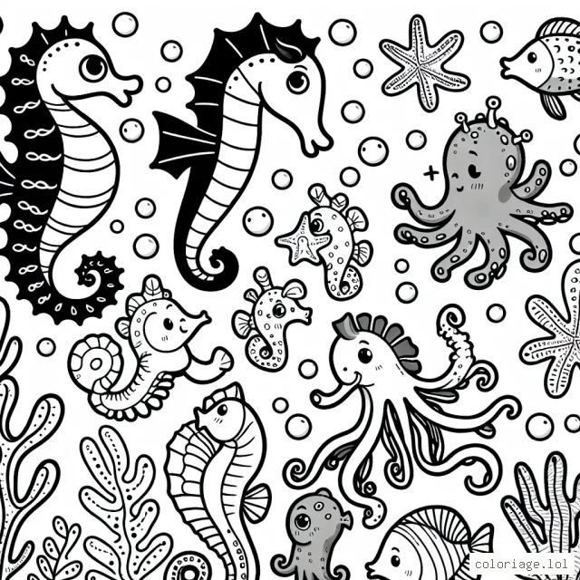 Le royaume enchanté des animaux sous-marins