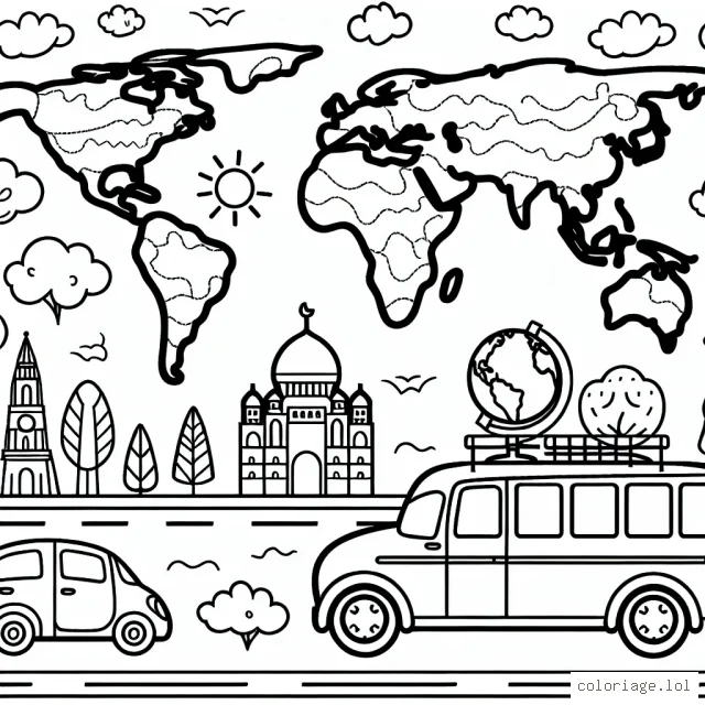 Tour du monde en voiture de marque