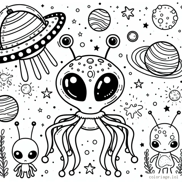 Les animaux fantastiques de l'espace