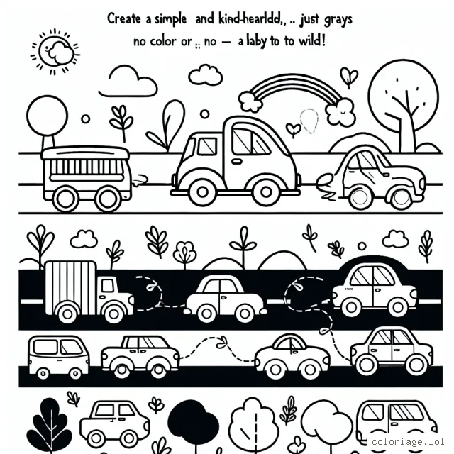 Des automobiles d'un genre particulier s'invitent sur votre page pour un voyage coloré. Chaque voiture représente un fabricant de voitures célèbre. Essayez de les colorier en utilisant les couleurs réelles ou laisser libre cours à votre imagination!