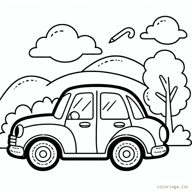 Dessine une représentation précise d'une voiture par marque.