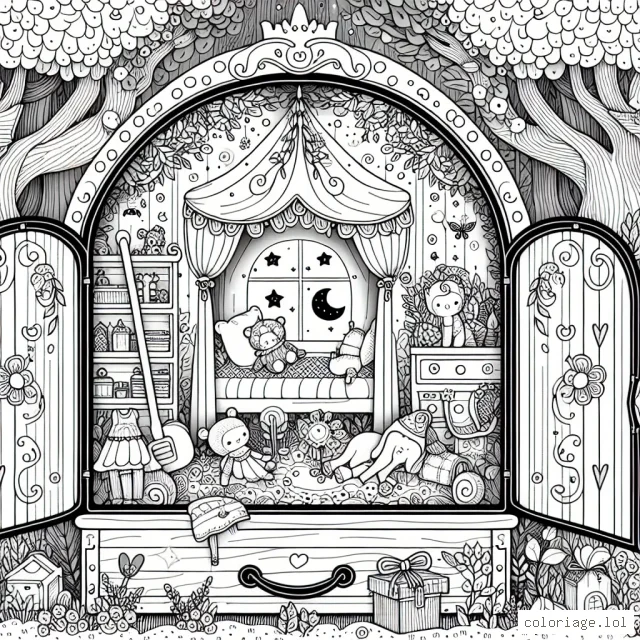 Un monde féerique dans le coffre à jouets de votre enfant