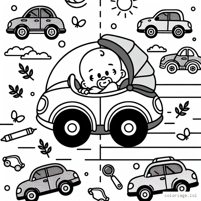 Dessinez et coloriez une variété de voitures selon leurs marques.