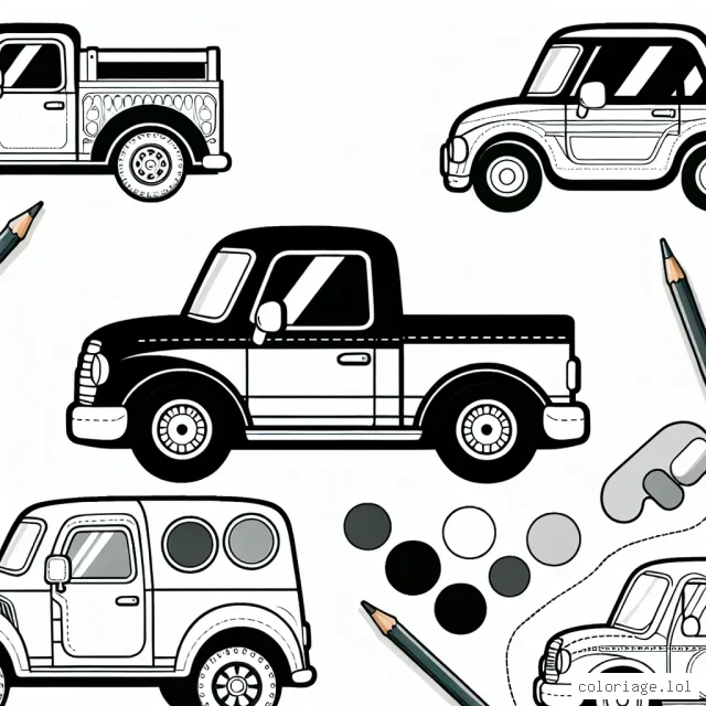 Dans ce livre de coloriage, tu trouveras plusieurs marques populaires de voitures pour décorer et colorier. Chaque page présente une voiture unique de marque différente. Es-tu prêt à mettre de la couleur dans ces belles machines ?