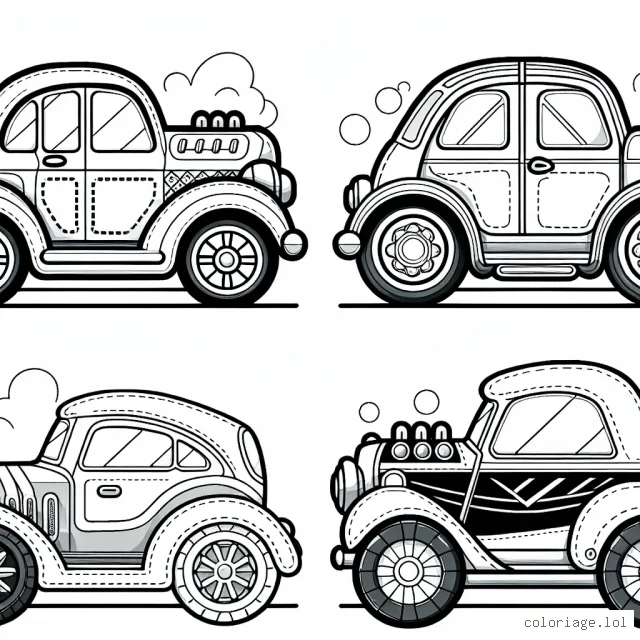 Des voitures uniques et magnifiquement dessinées dans ce cahier de coloriage destiné aux enfants. Chaque page propose une voiture différente pour chaque marque célèbre. Les voitures sont un sujet fascinant pour de nombreux enfants et ce coloriage fera leur joie tout en leur permettant d'apprendre sur les différentes marques de voitures.