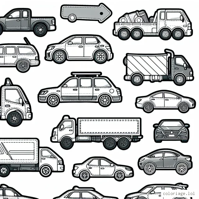 Dessiner différents types de voitures par marque