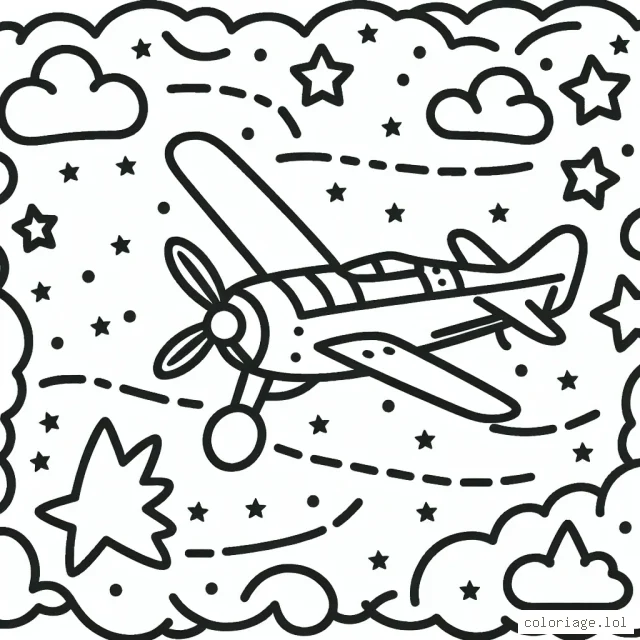Avions de chasse volant dans le ciel étoilé