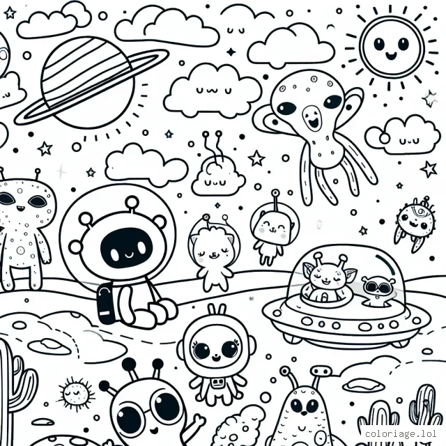 Crée toi-même ta propre planète avec des extraterrestres rigolos !