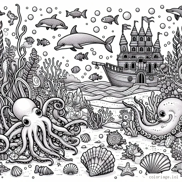 Un monde sous-marin enchanté