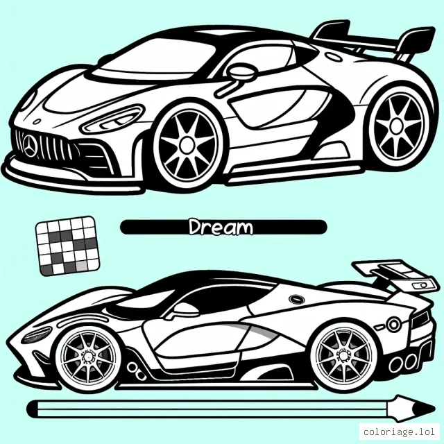 Choisissez votre marque de voiture préférée et ajoutez de la couleur à votre propre voiture de rêve. Que ce soit Mercedes-Benz, BMW ou Ferrari, laissez libre cours à votre créativité pour lui donner vie.