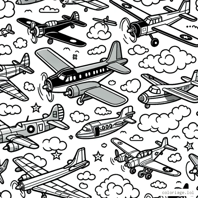 Une aventure aérienne passionnante avec des avions de toutes sortes, depuis le petit avion de sport, le grand jet commercial jusqu'à l'avion militaire des années 40.