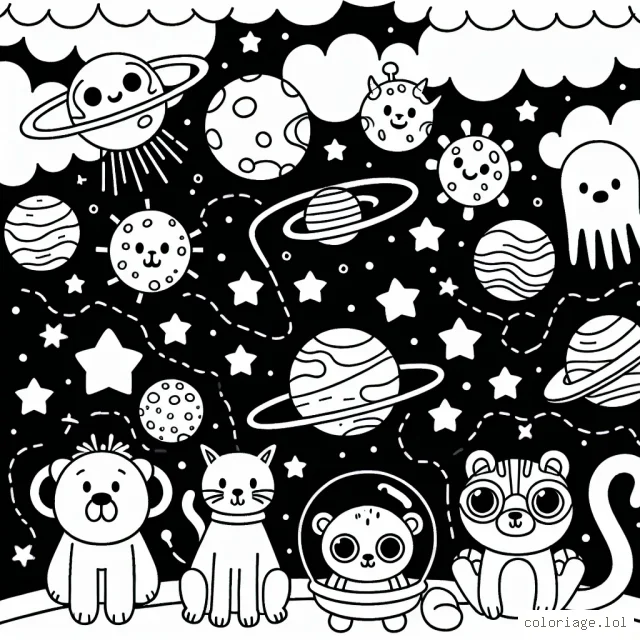 Un zoo intergalactique avec des animaux de toutes les planètes!