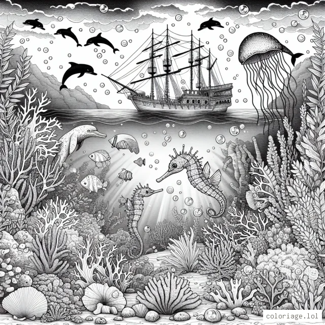 Un monde sous-marin fantastique