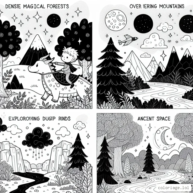Un jeune garçon courageux voyage à dos de dragon à travers d'épaisses forêts magiques, navigue sur des rivières scintillantes, surmonte les montagnes rocheuses, explore les ruines anciennes et franchit l'espace profond sur un chemin vers la lune. Chacun de ces emplacements a ses propres surprises uniques et merveilleuses à découvrir.