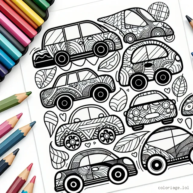 Voilà une collection de voitures extraordinaires de différentes marques à colorier. Des marques célèbres que tu connais sûrement comme Ferrari, Mercedes, BMW, Audi, Ford et bien plus. Chaque voiture est unique dans son design, prête à être colorée selon ton imagination. Alors prends tes crayons et laisse ta créativité s'exprimer !