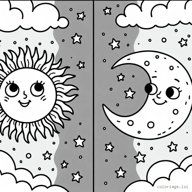 Le jour où le soleil a rencontré la lune.