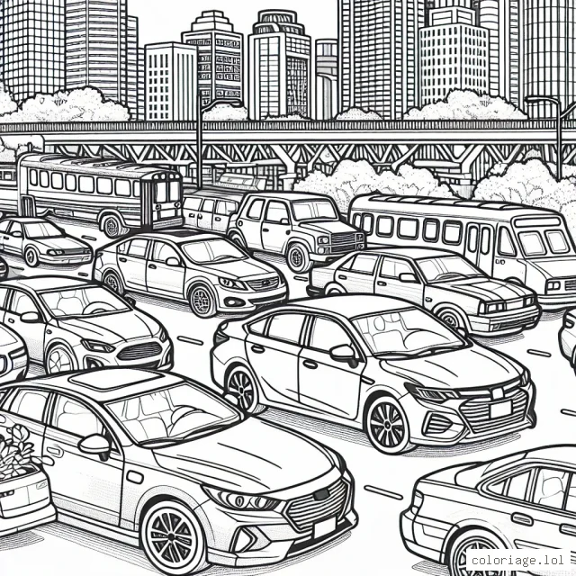 Imaginez une scène de rue animée où différentes marques de voitures sont stationnées ou circulent. Dessinez des voitures de marques populaires comme Renault, Peugeot, Citroën, BMW, Mercedes, etc. Donnez libre cours à votre créativité et n'oubliez pas de soigner les détails pour chaque voiture !