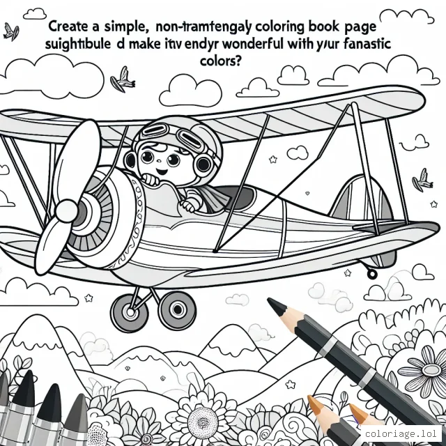 Vous êtes un pilote extraordinairement talentueux en route pour une nouvelle aventure. Votre travail consiste à piloter un avion coloré et joyeux. Pouvez-vous le rendre encore plus merveilleux avec vos fantastiques couleurs ?