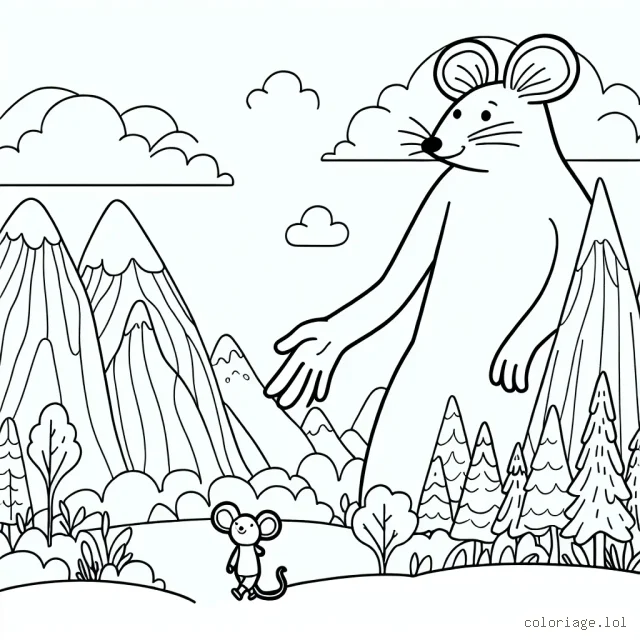 Le voyage extraordinaire d'une petite souris dans un monde de géants