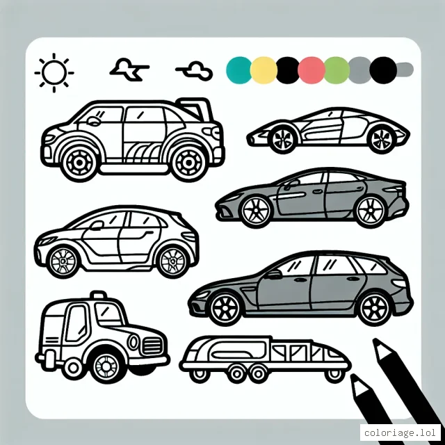 Colorie les voitures par marque, en te guidant avec les couleurs réelles ou bien selon ton propre style. Es-tu prêt à devenir le meilleur designer automobile ?