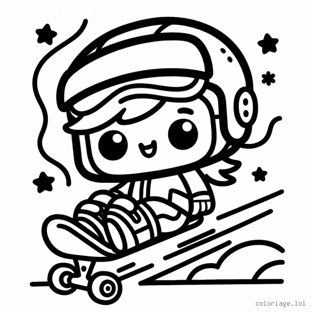 Lance-toi dans une aventure de coloriage où les sports extrêmes sont à l'honneur !