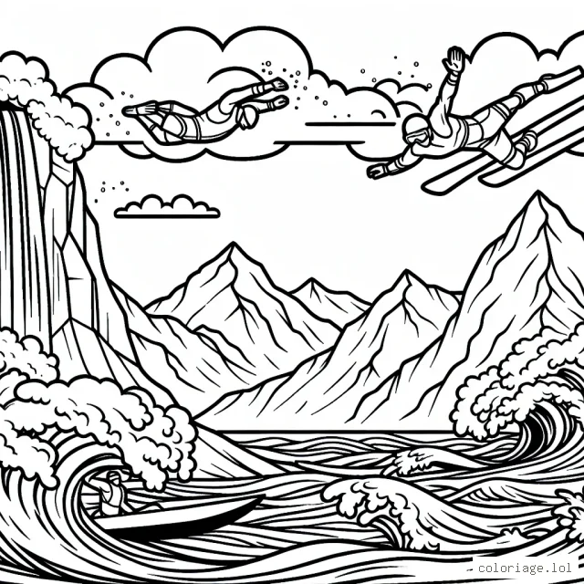 Des athlètes plongent dans l'océan depuis des hauteurs époustouflantes, naviguent sur des rivières tumultueuses, descendent d'énormes montagnes enneigées et s'élancent dans les airs !