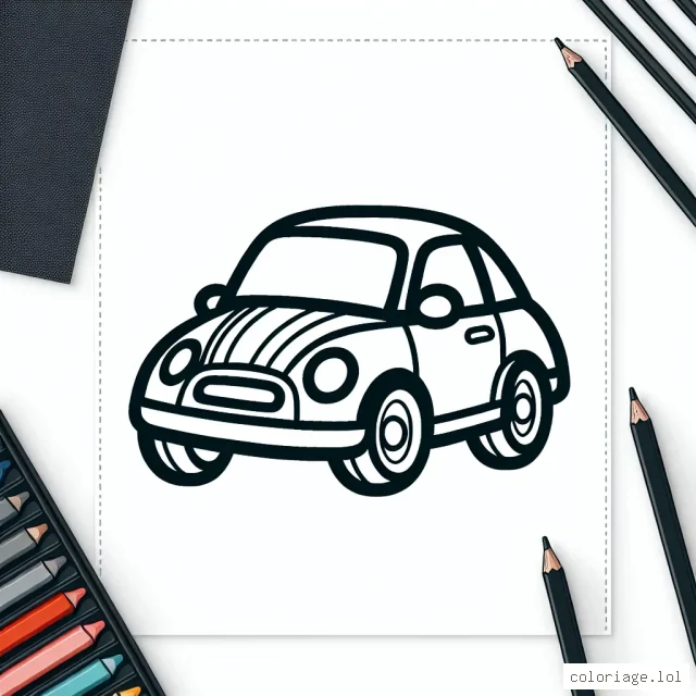 Sélectionnez votre marque de voiture préférée et colorez-la selon vos goûts et votre imagination