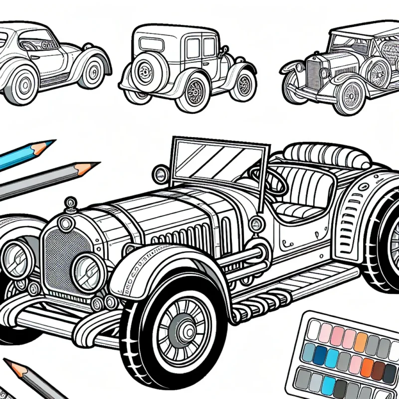Voyagez à travers le monde des voitures emblématiques! Nos jeunes artistes vont adorer colorier des véhicules des marques les plus célèbres. Des voitures anciennes classiques aux véhicules futuristes, ils exploreront le monde des marques de voitures comme jamais auparavant.