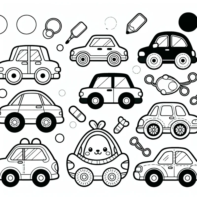 Les petites mains seront ravies de colorier les voitures de différences marques. Chaque voiture appartient à une marque spécifique, et elles sont toutes uniques à leur manière. Apprenons tout en nous amusons.