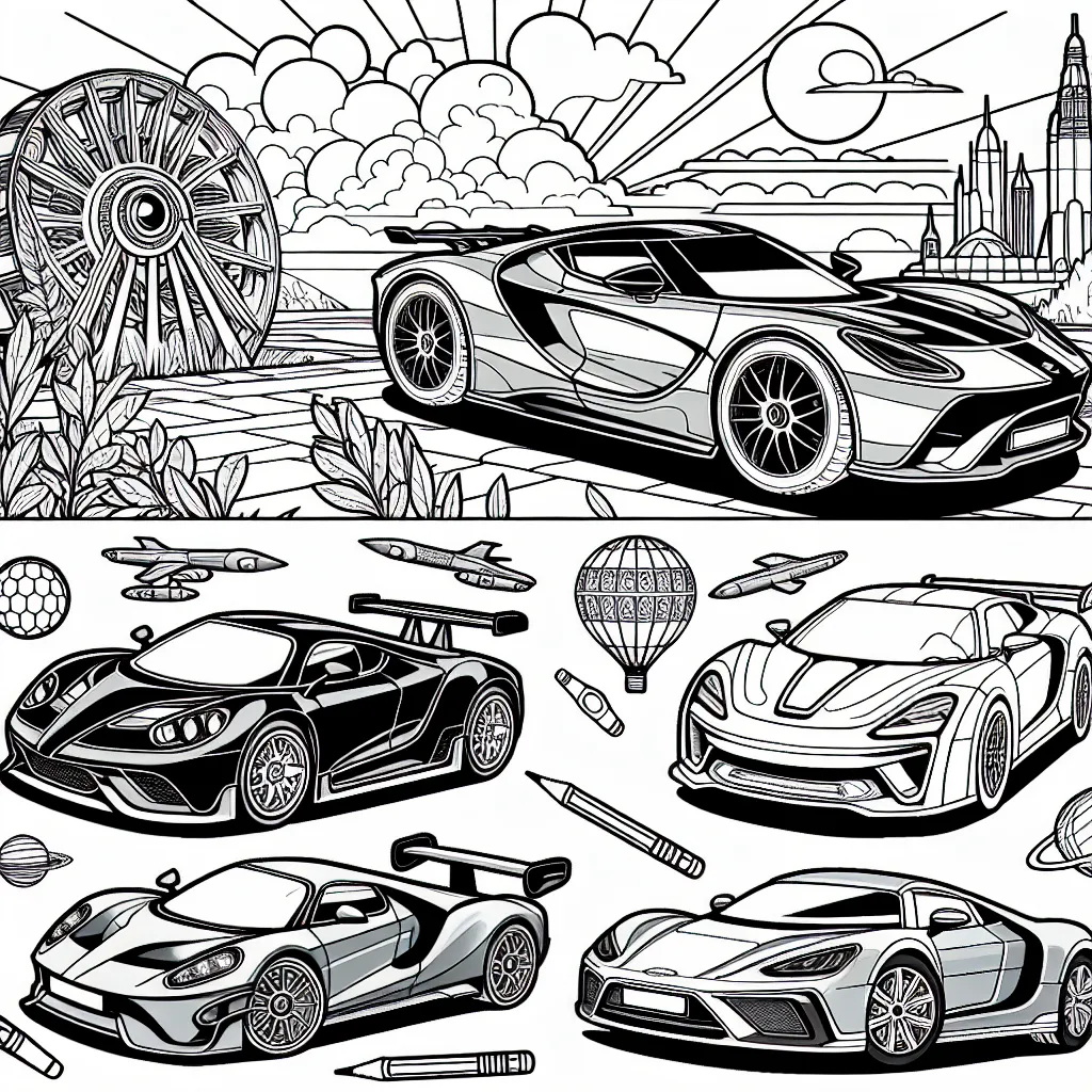 Parcourez le monde des voitures en coloriant des dessins de superbes véhicules par marque. Du lustré des Ferraris, la fiabilité des BMWs aux designs futuristes de Tesla, chaque page vous permet de personnaliser ces automobiles d'exception.