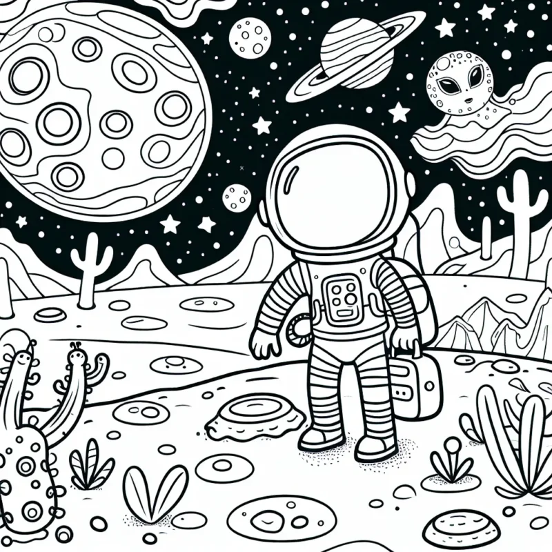 Un jeune astronaute explore les confins de l'espace, il atterrit sur une planète mystérieuse peuplée d'animaux extraterrestres.