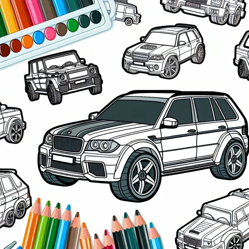 Parmi ces marques de voitures différentes, laquelle préfères-tu ? Peindre ta voiture préférée et fais-nous découvrir ton œuvre d'art !