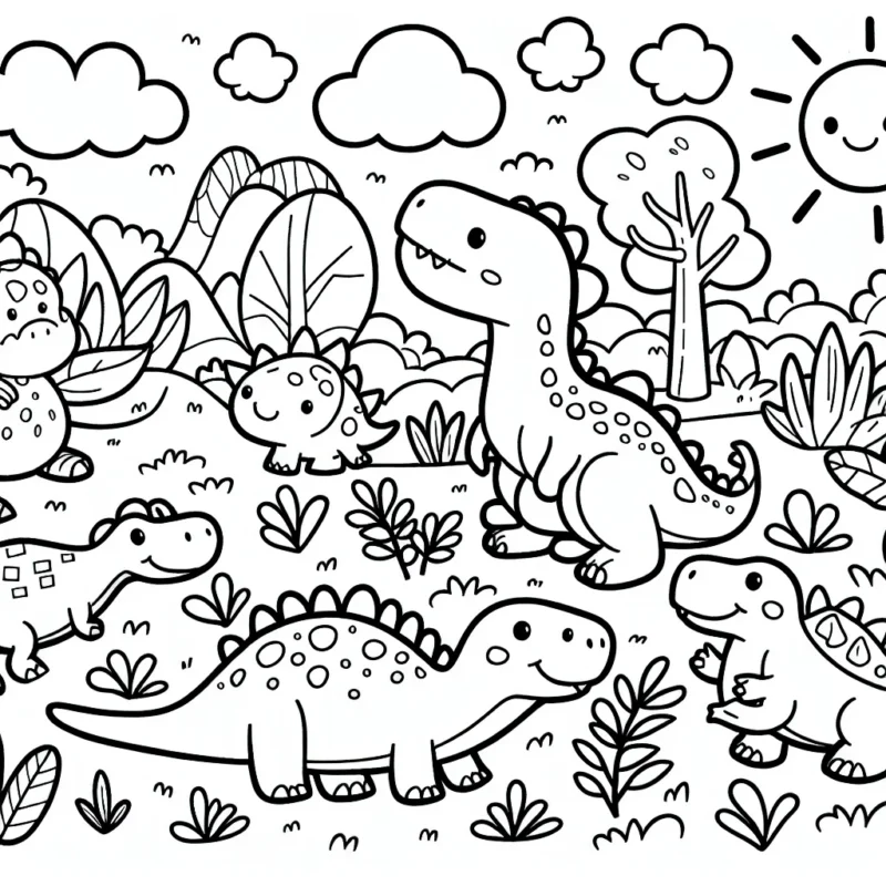 Une journée avec les dinosaures