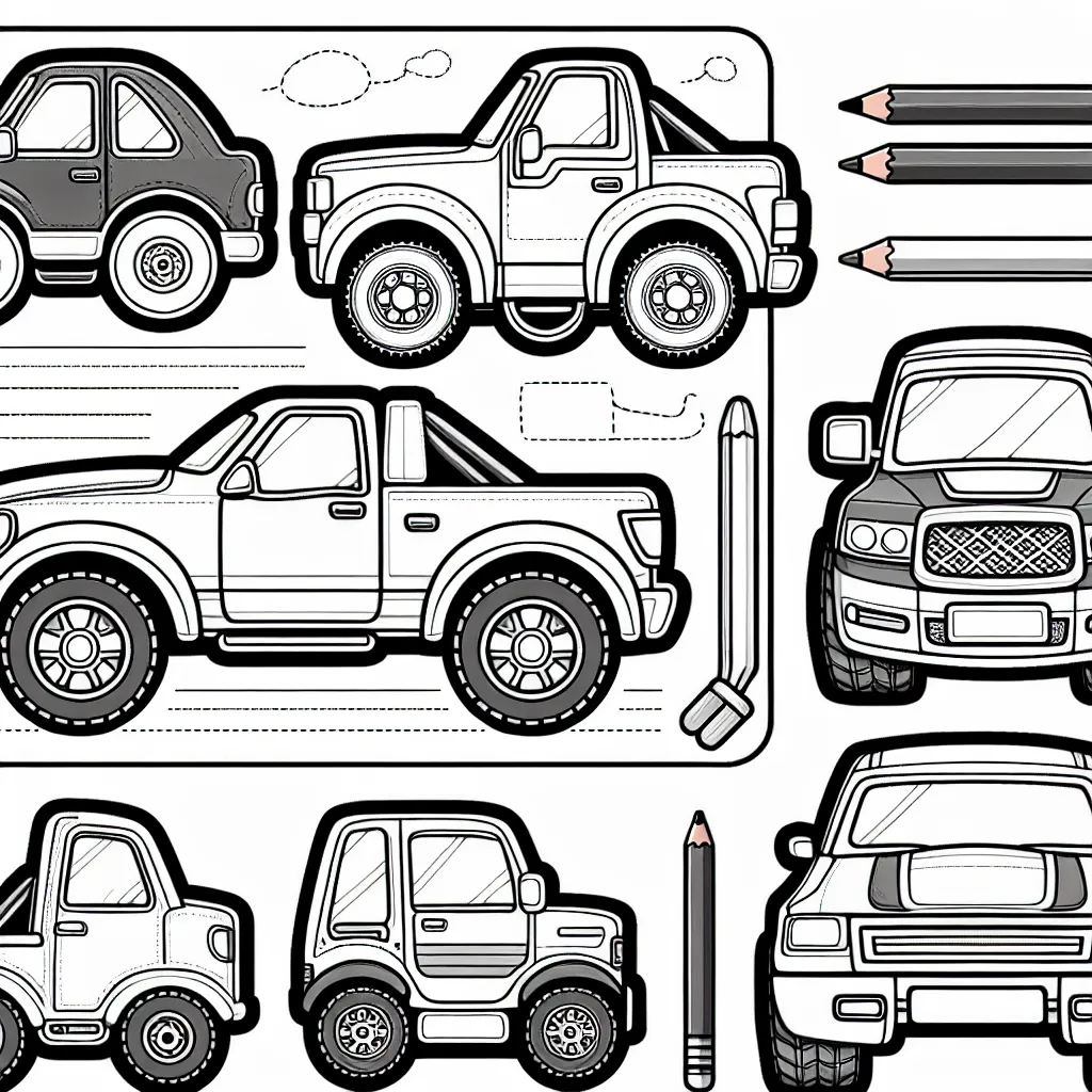 Colorier des voitures de différentes marques