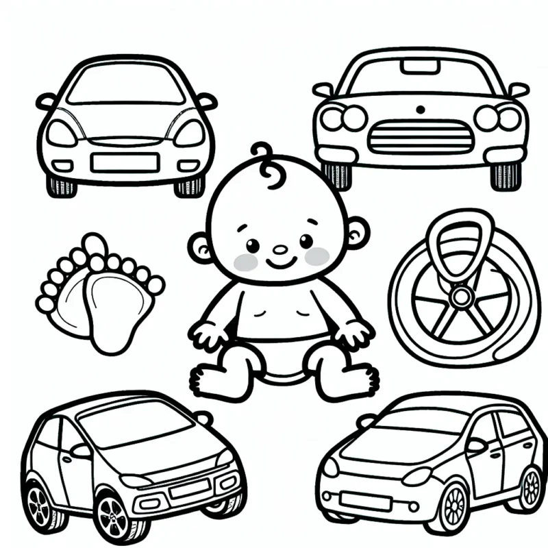 Coloriage des voitures par marque pour les enfants