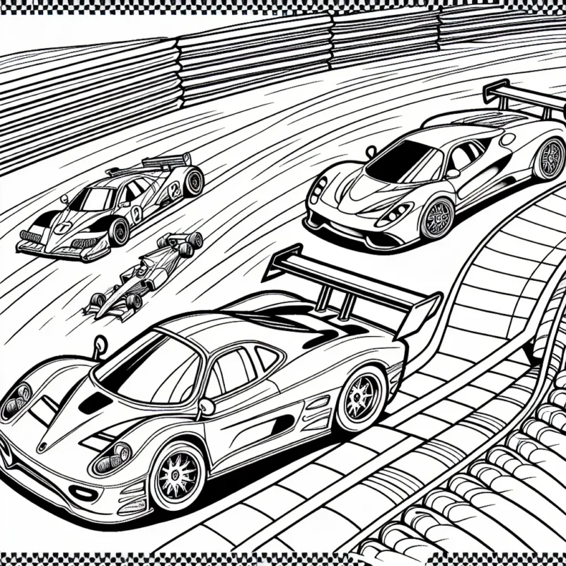 Une course palpitante de voitures sportives sur le circuit de Monaco