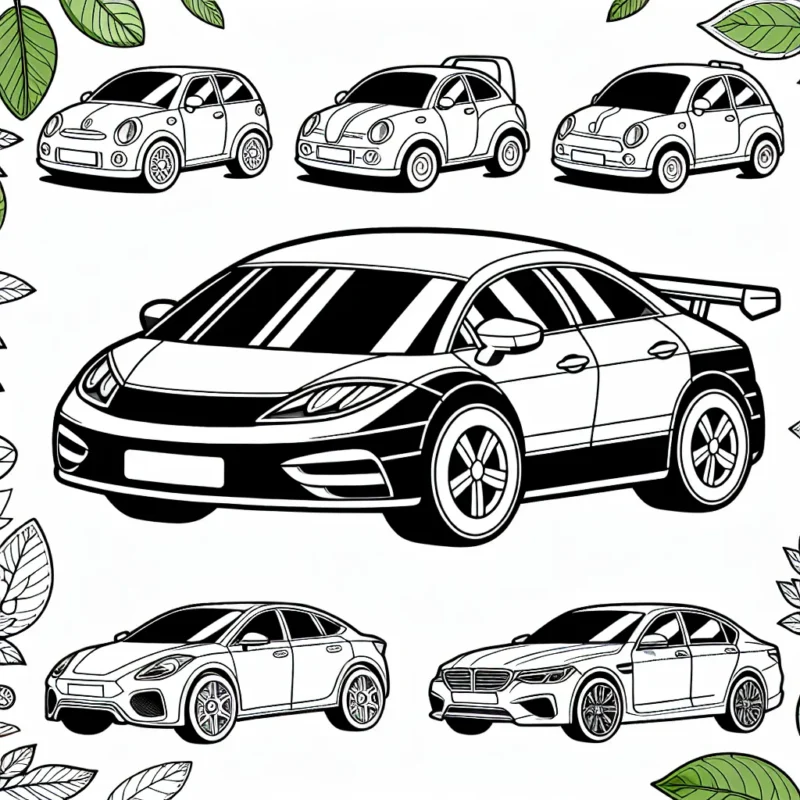 Dessine et colorie les voitures selon leur marque. Tu verras des voitures Renault, Peugeot, BMW, Mercedes et Toyota dans ce fantastique tableau à colorier.