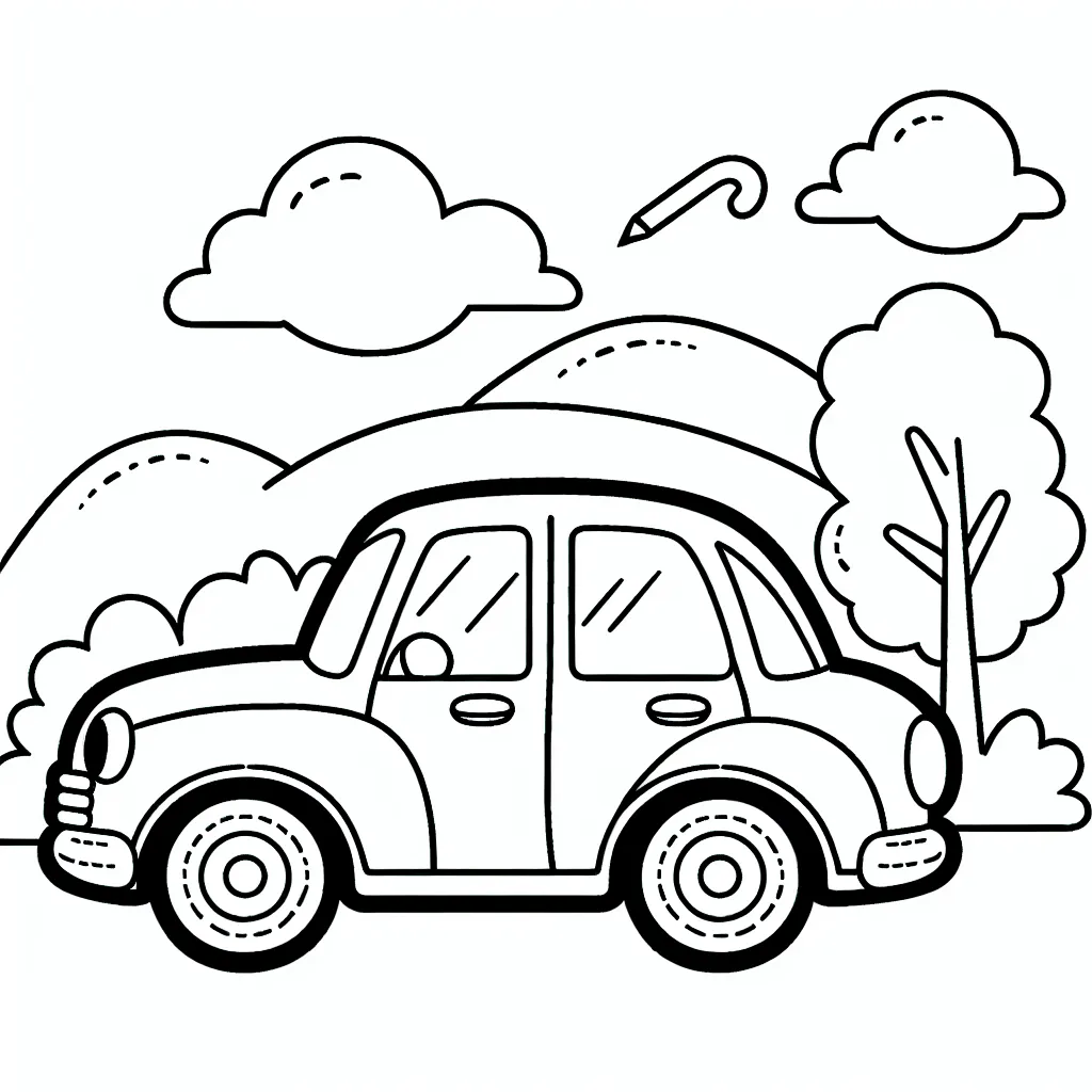 Dessine une représentation précise d'une voiture par marque.