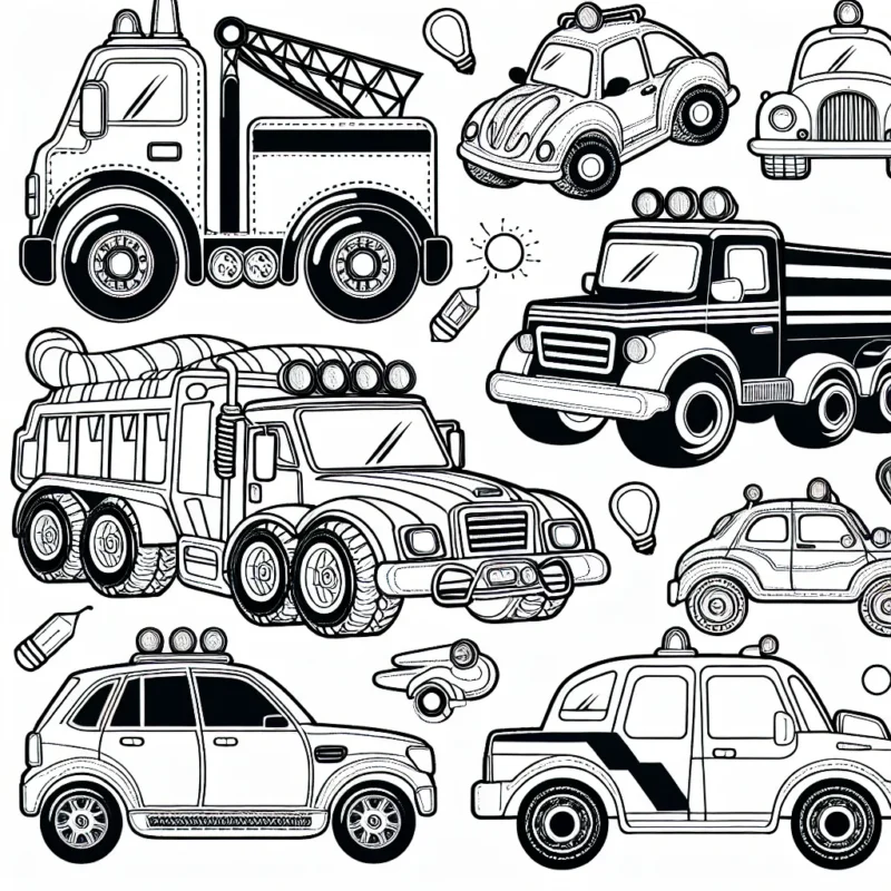 Le monde fascinant des voitures par marque t'attend. Amuse-toi à colorier les autos les plus cool et apprend à les reconnaître !