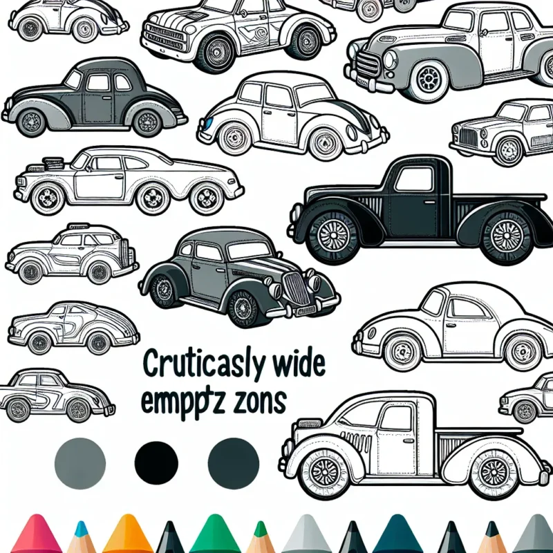 Des voitures de différentes marques attendent une touche de couleur de ta part. Tu pourras colorier des voitures telles que Ferrari, Lamborghini, Mercedes-Benz, BMW et bien d'autres !